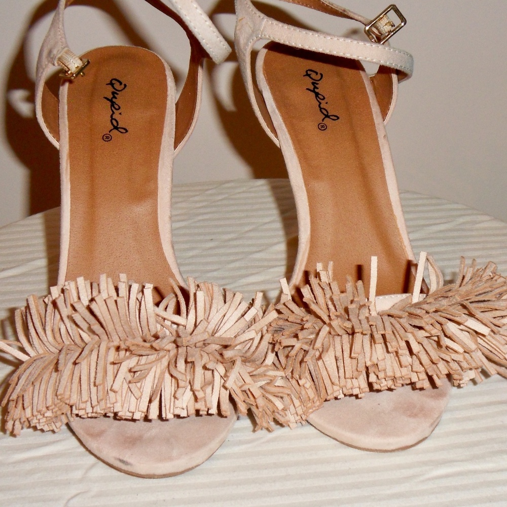 Women's Fringe High Heels